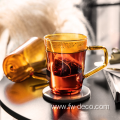 Amber Large Glass Mugs for home